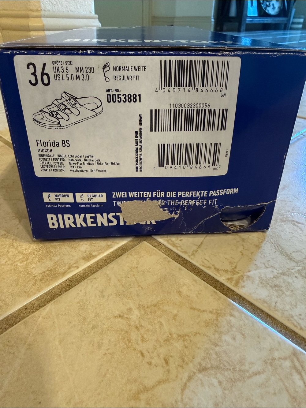 Birkenstock Florida mocca NWT size 36 - Picture 2 of 4